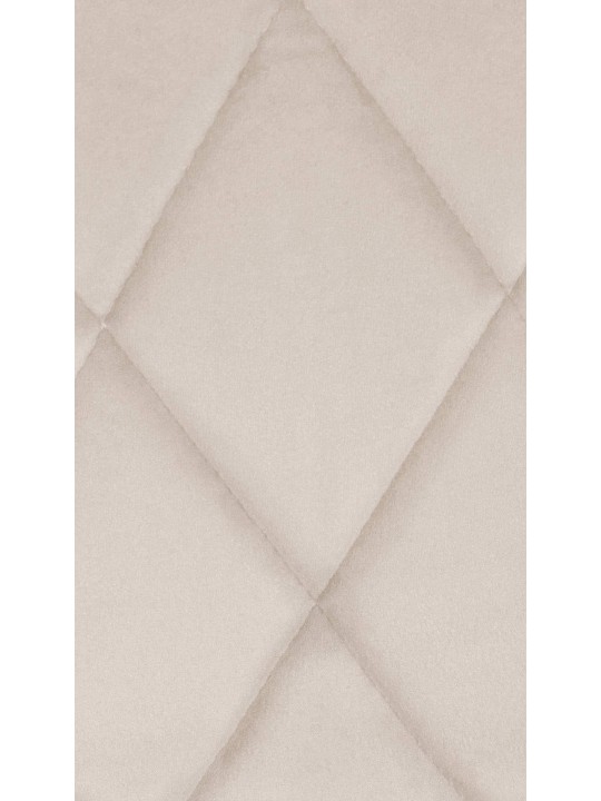 Tabouret de bar Lazio velours, crème