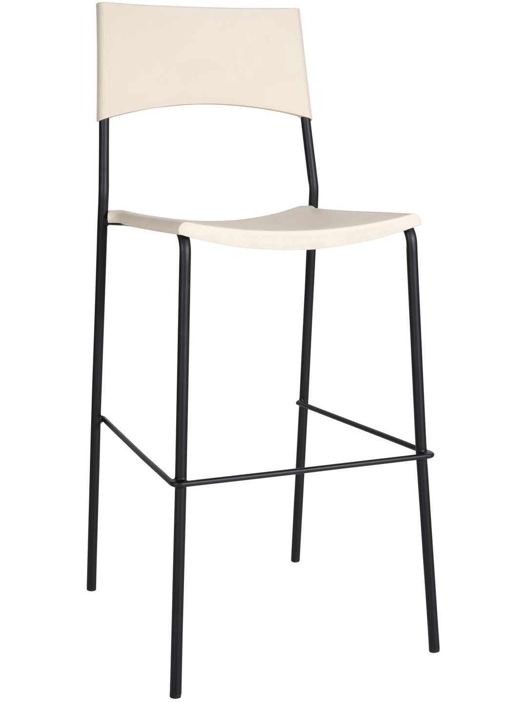 Tabouret de bar Gênes, crème