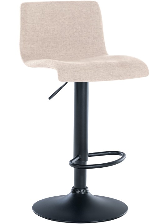 Tabouret de bar Branford tissu, crème Tabouret de bar Branford tissu, crème