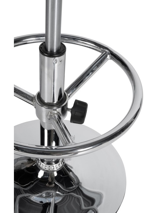 Châssis de remplacement tabouret de bar ROUND 10 x 10 cm, chromé Châssis de remplacement tabouret de bar ROUND 10 x 10 cm, chromé