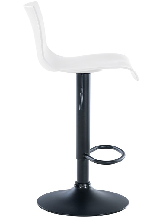 Lot de 2 tabourets de bar Branford plastique, blanc Lot de 2 tabourets de bar Branford plastique, blanc