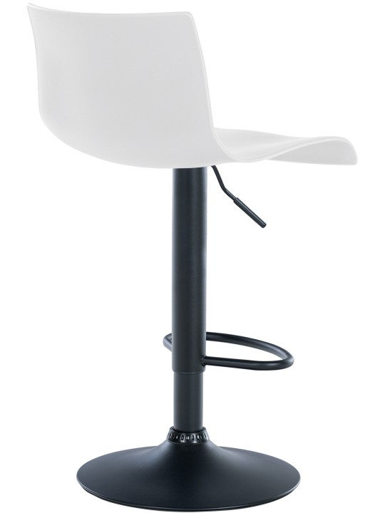 Lot de 2 tabourets de bar Branford plastique, blanc Lot de 2 tabourets de bar Branford plastique, blanc