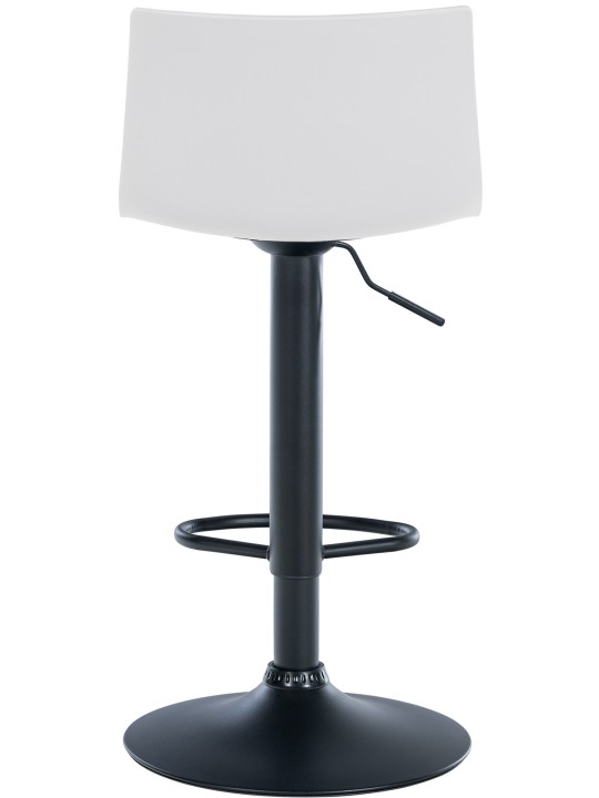 Lot de 2 tabourets de bar Branford plastique, blanc Lot de 2 tabourets de bar Branford plastique, blanc