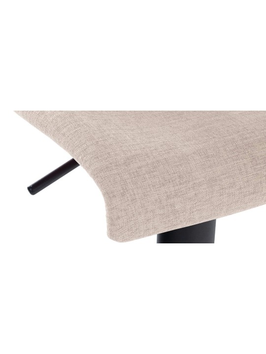 Lot de 2 tabourets de bar Branford tissu, crème Lot de 2 tabourets de bar Branford tissu, crème