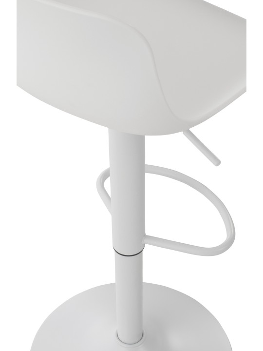 Tabouret de bar Almada, blanc