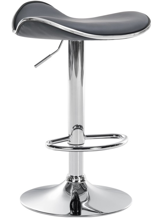 Tabouret de bar Shanghai similicuir C, gris Tabouret de bar Shanghai similicuir C, gris