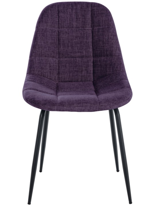 Lot de 2 chaises Tom tissu, violet Lot de 2 chaises Tom tissu, violet