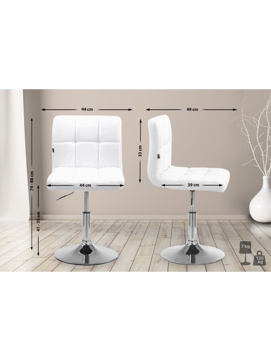 Chaise longue Palma V2, blanc