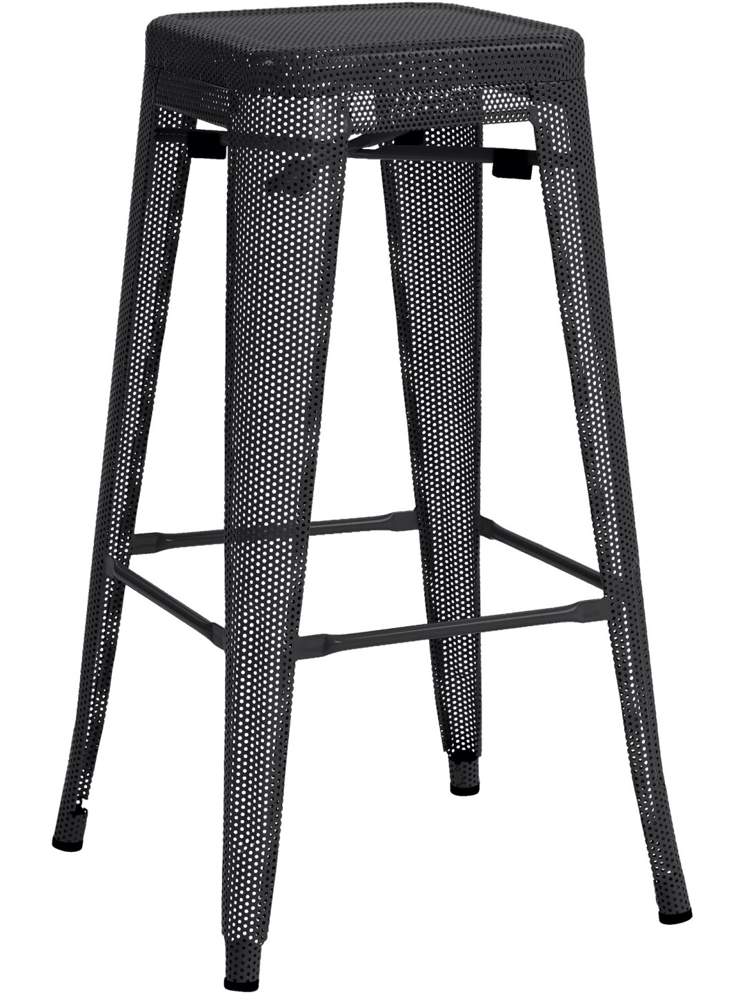 Tabouret de bar Fletcher, noir