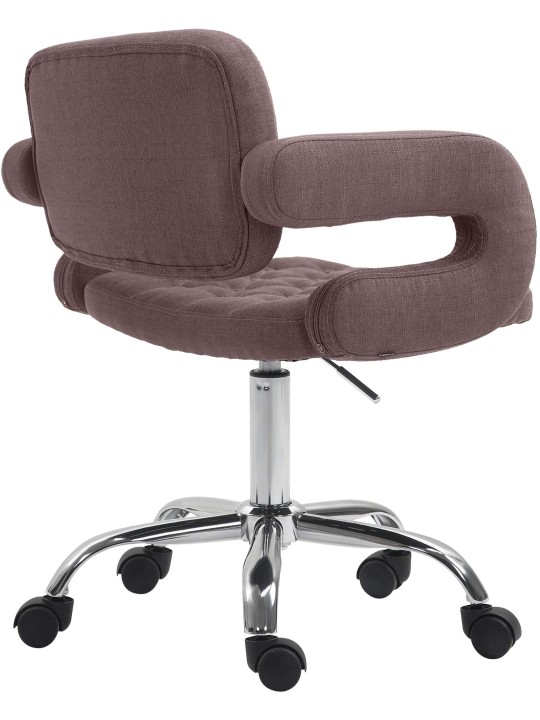 Tabouret de travail Dublin tissu, marron Tabouret de travail Dublin tissu, marron