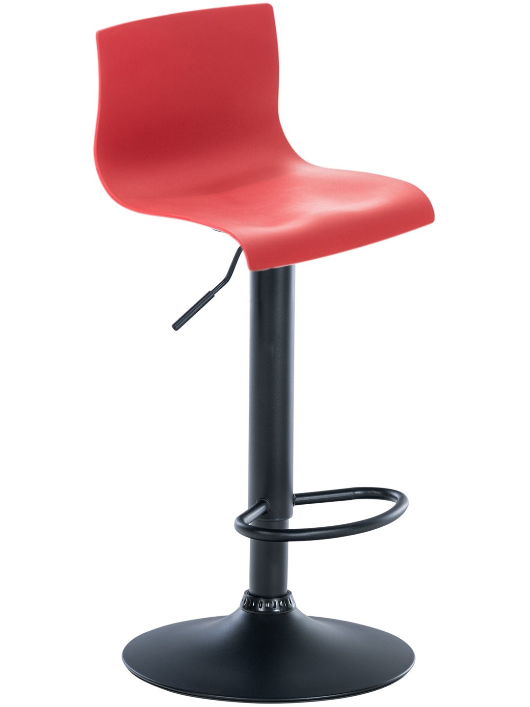 Tabouret de bar Hoover B, rouge