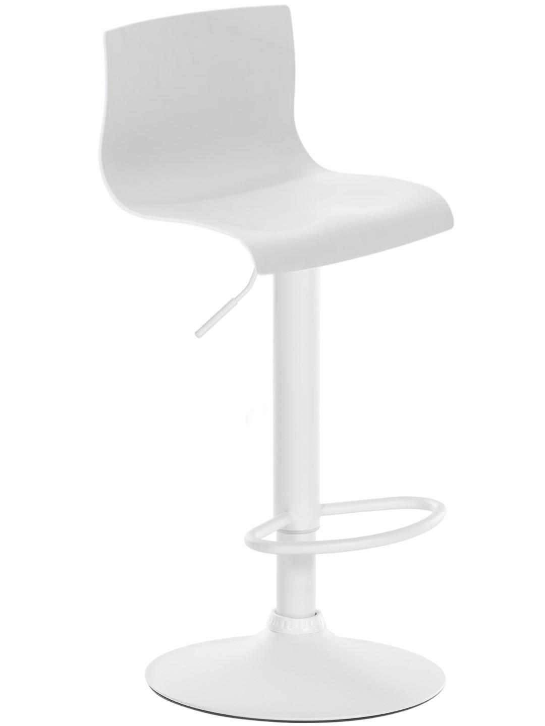 Tabouret de bar Hoover W, blanc