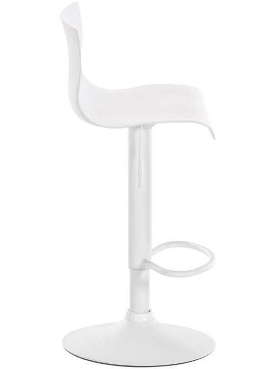 Tabouret de bar Hoover W, blanc