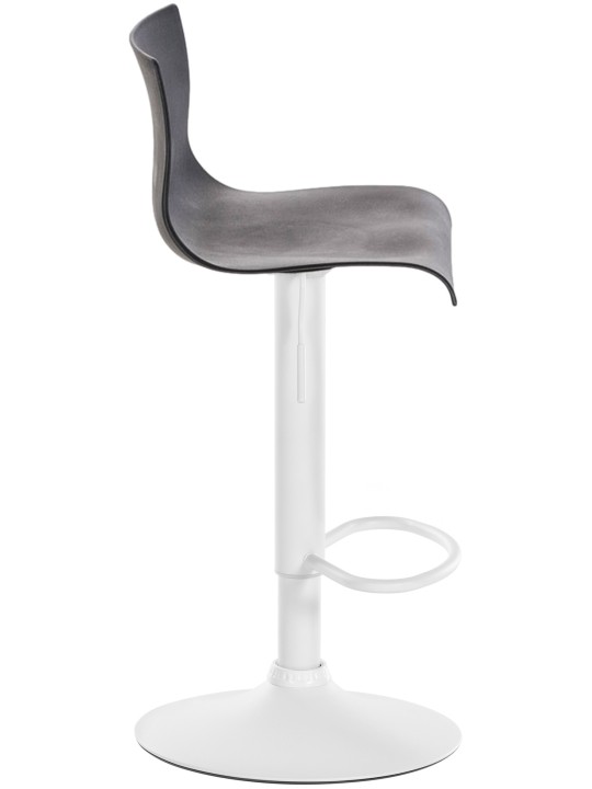 Tabouret de bar Hoover W, gris