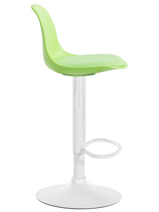 Tabouret de bar Kiel simili cuir, vert