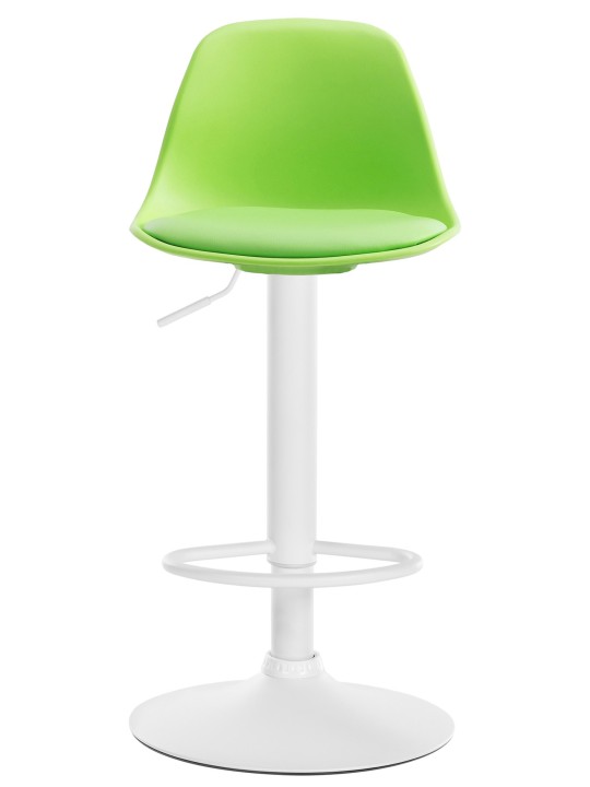 Tabouret de bar Kiel simili cuir, vert