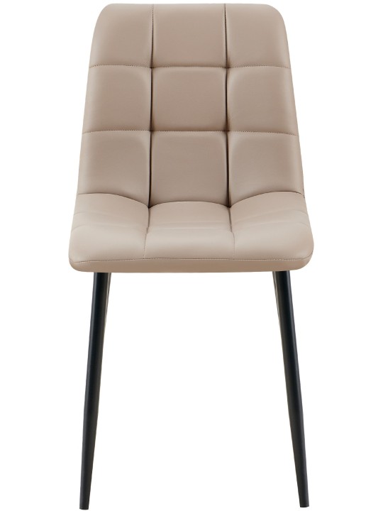 Lot de 4 chaises de salle à manger Antibes similicuir, taupe Lot de 4 chaises de salle à manger Antibes similicuir, taupe