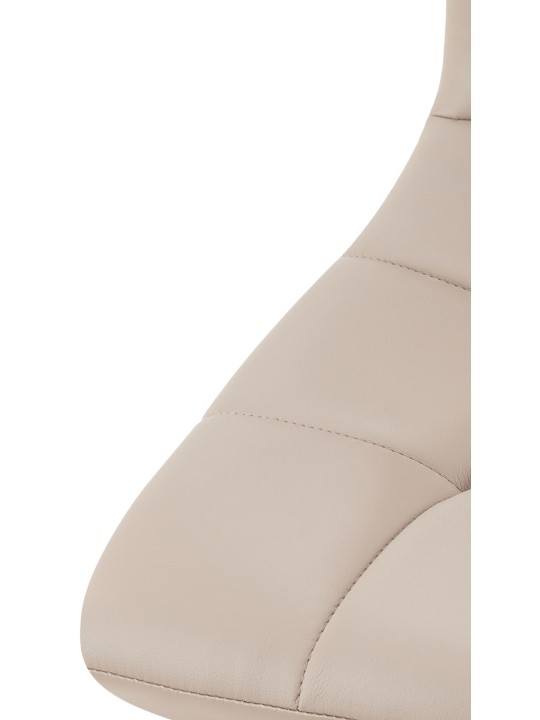 Lot de 4 chaises de salle à manger Antibes similicuir, taupe Lot de 4 chaises de salle à manger Antibes similicuir, taupe