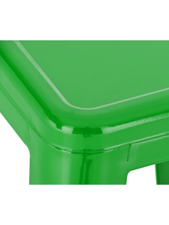 Lot de 2 tabourets de bar Joshua, vert Lot de 2 tabourets de bar Joshua, vert