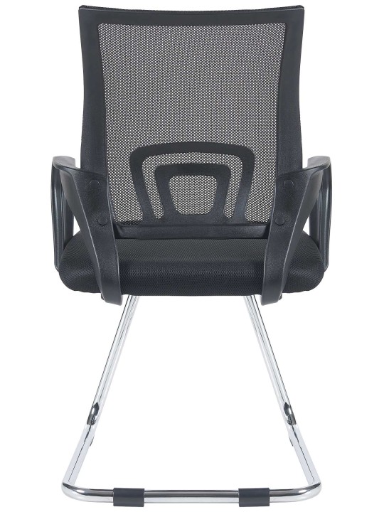 Lot de 2 chaises visiteurs Eureka, noir Lot de 2 chaises visiteurs Eureka, noir