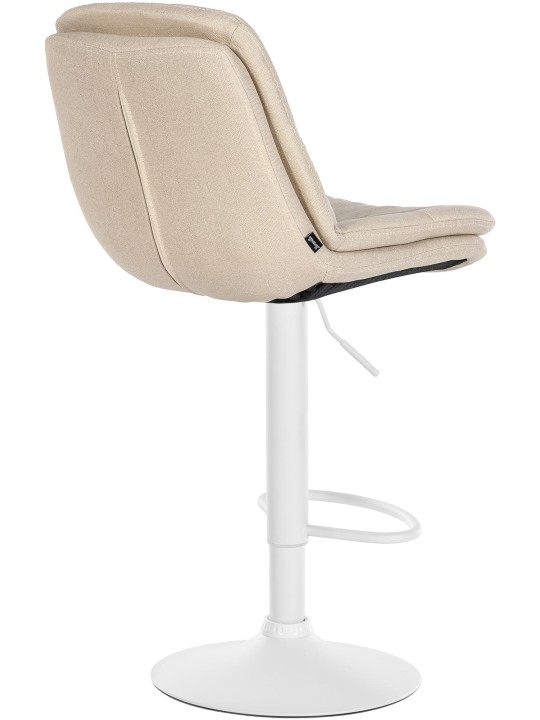 Tabouret de bar Laurel tissu, crème Tabouret de bar Laurel tissu, crème