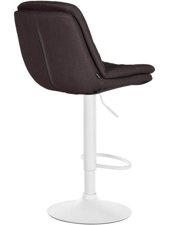 Tabouret de bar Laurel tissu, gris foncé