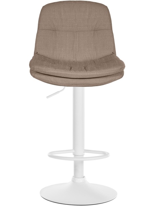 Tabouret de bar Laurel tissu, taupe