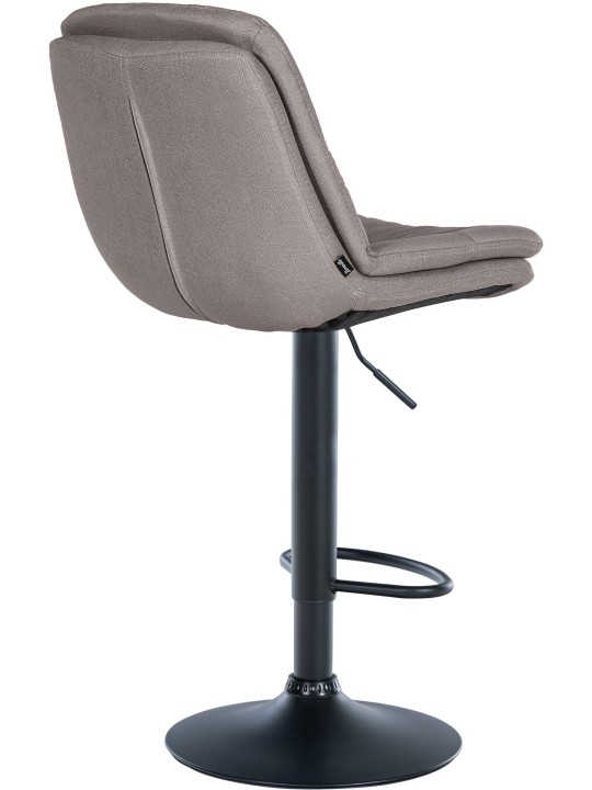 Tabouret de bar Laurel tissu, gris