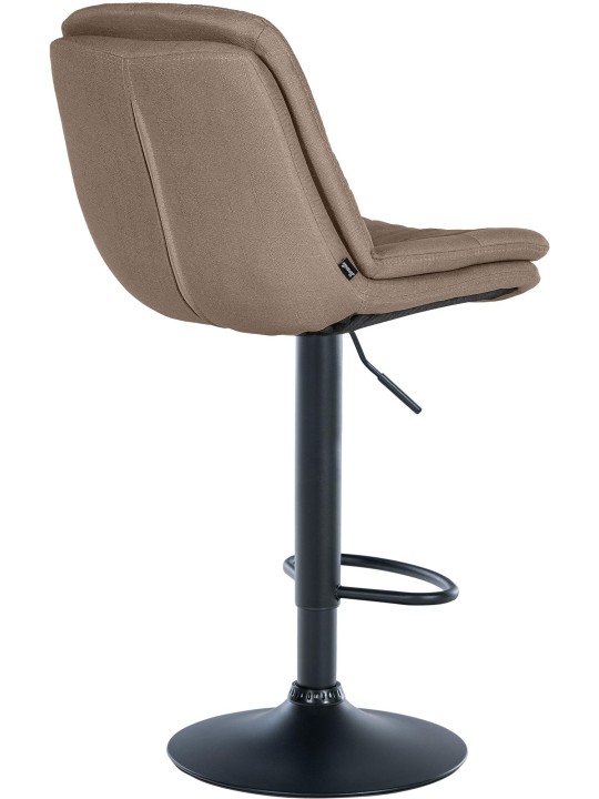 Tabouret de bar Laurel tissu, taupe