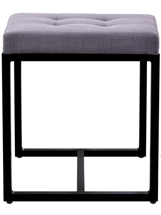 Tabouret Barci B tissu, gris foncé Tabouret Barci B tissu, gris foncé