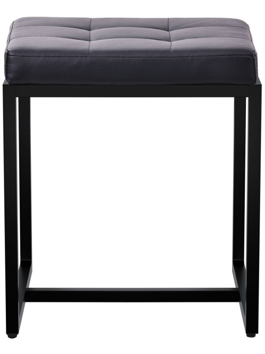 Tabouret Barci B similicuir, noir Tabouret Barci B similicuir, noir
