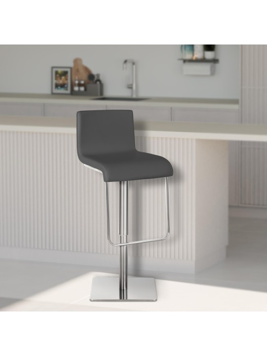 Tabouret de bar Limon E, gris