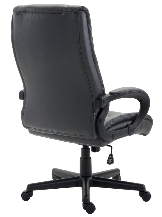 Chaise de bureau XL Sparta simili cuir, noir Chaise de bureau XL Sparta simili cuir, noir