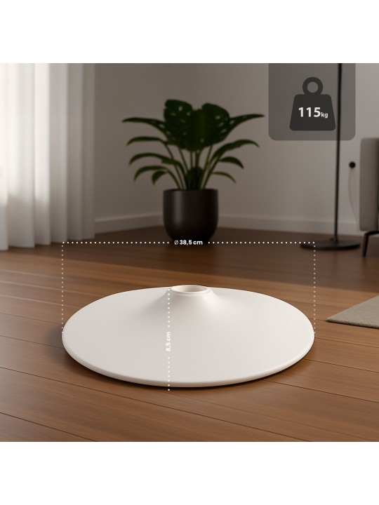Assiette de base 38,5 cm, blanc Assiette de base 38,5 cm, blanc