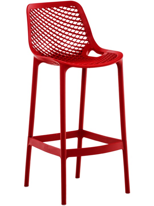Tabouret de bar Air, rouge