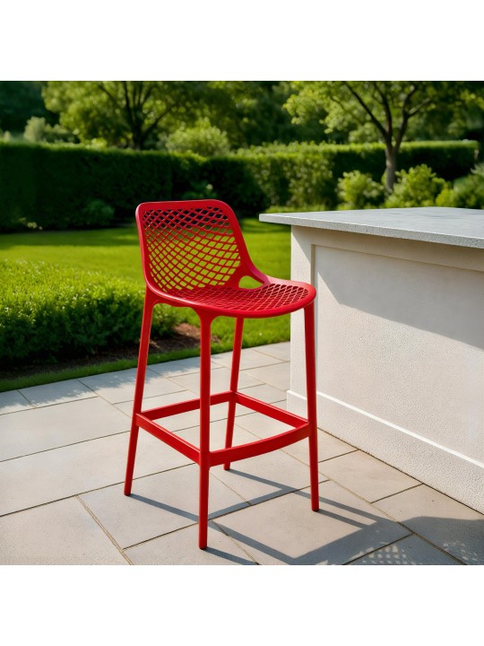 Tabouret de bar Air, rouge