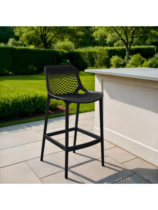 Tabouret de bar Air, noir