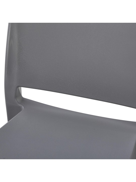 Tabouret de bar Flamur, gris foncé