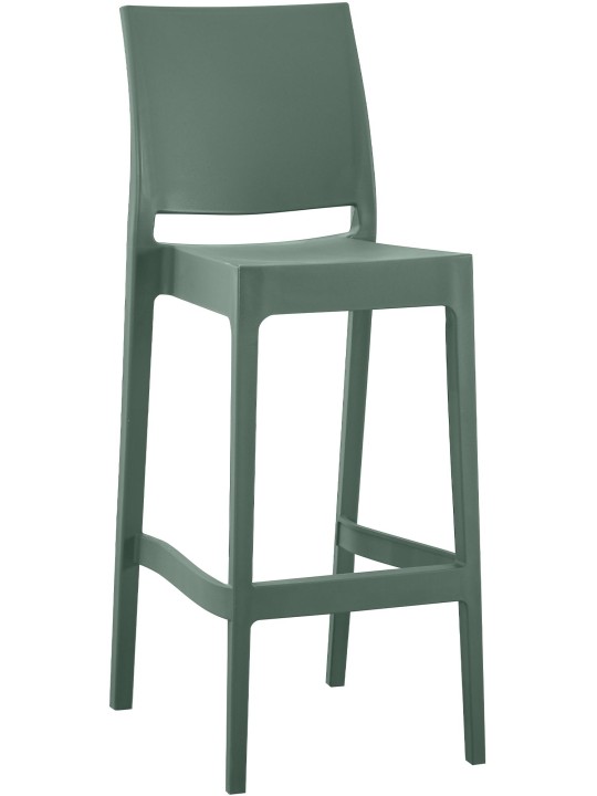 Tabouret de bar Flamur, olive