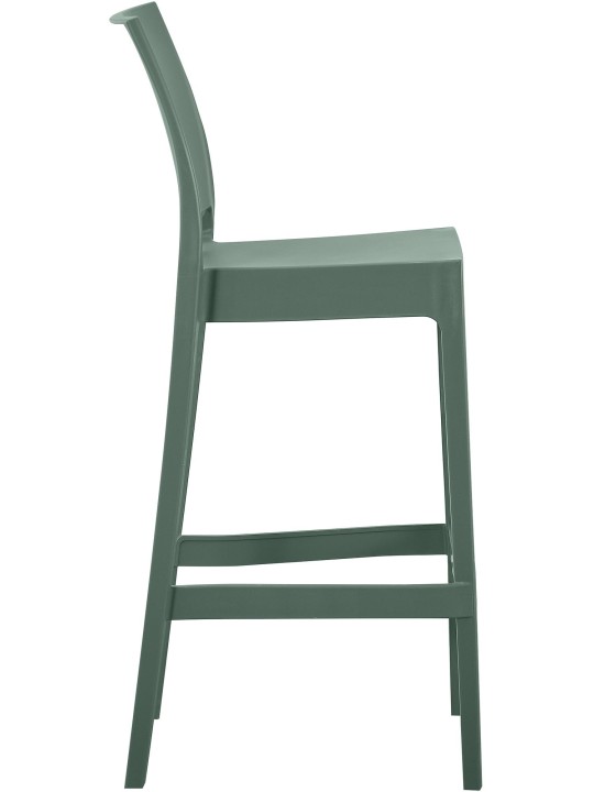Tabouret de bar Flamur, olive