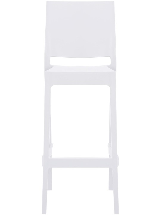 Tabouret de bar Flamur, blanc