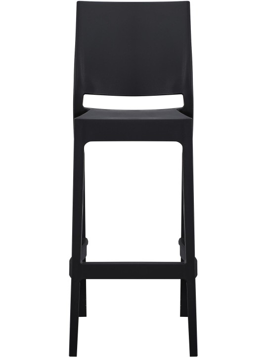 Tabouret de bar Flamur, noir