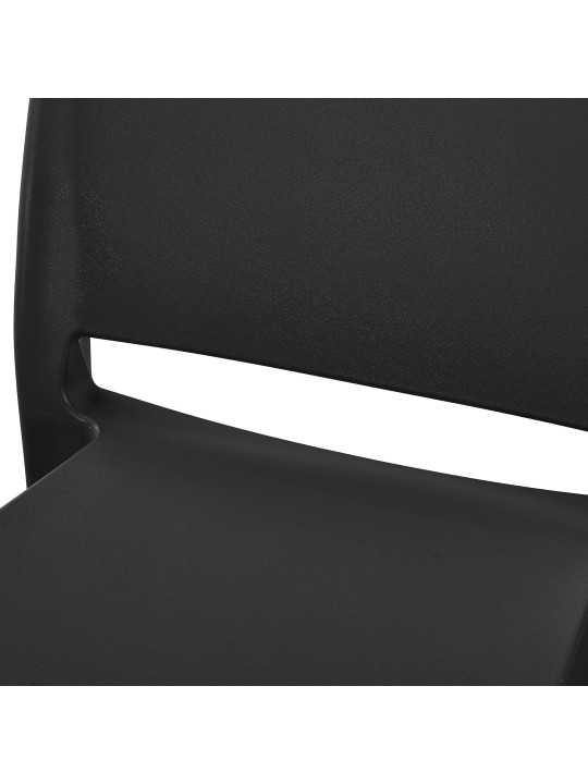 Tabouret de bar Flamur, noir
