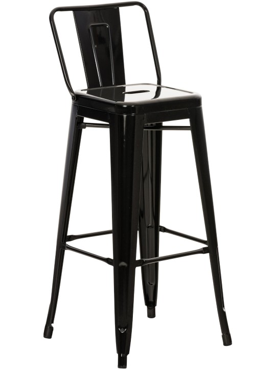 Tabouret de bar Mason, noir