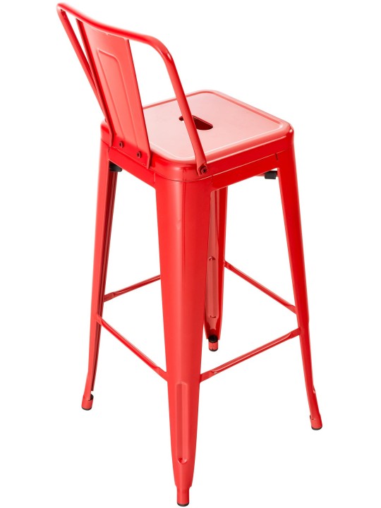 Tabouret de bar Mason, rouge