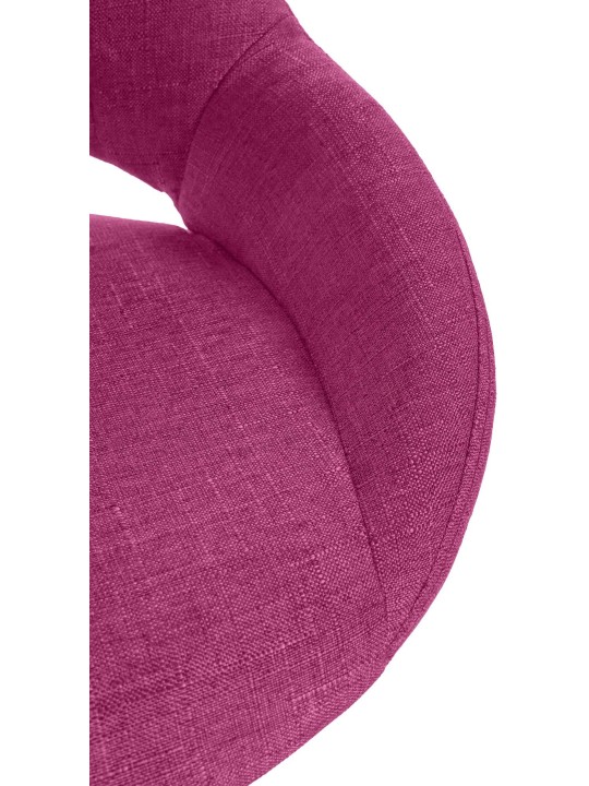 Lot de 2 tabourets de bar Milet tissu G, violet Lot de 2 tabourets de bar Milet tissu G, violet