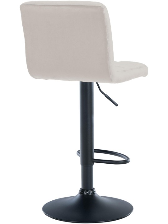 Tabouret de bar velours Pérou, crème Tabouret de bar velours Pérou, crème