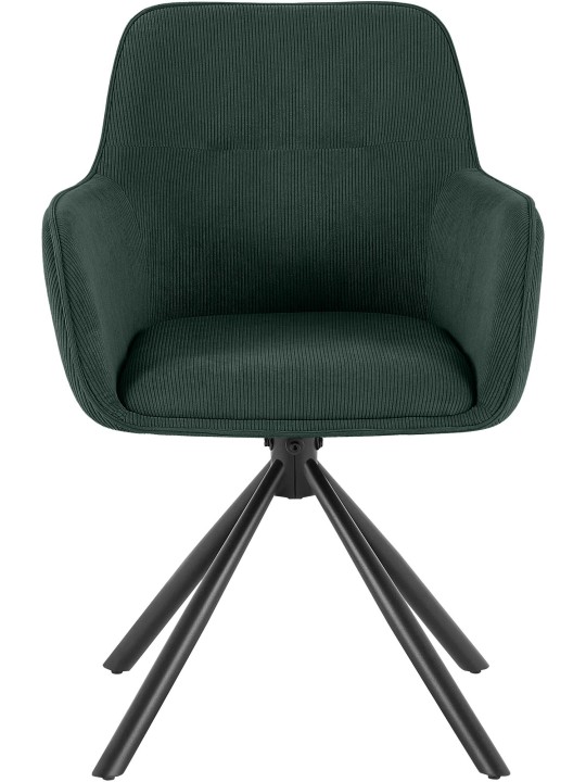 Chaise Tipton Cord, verte Chaise Tipton Cord, verte