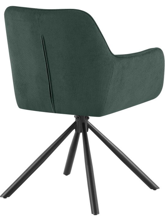 Chaise Tipton Cord, verte Chaise Tipton Cord, verte