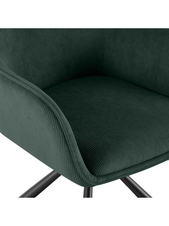 Chaise Tipton Cord, verte Chaise Tipton Cord, verte